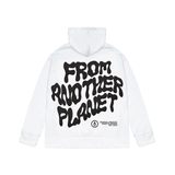  FROM ANOTHER PLANET ZIP HOODIE WHITE 