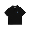 BUNNY CROP POLO BLACK