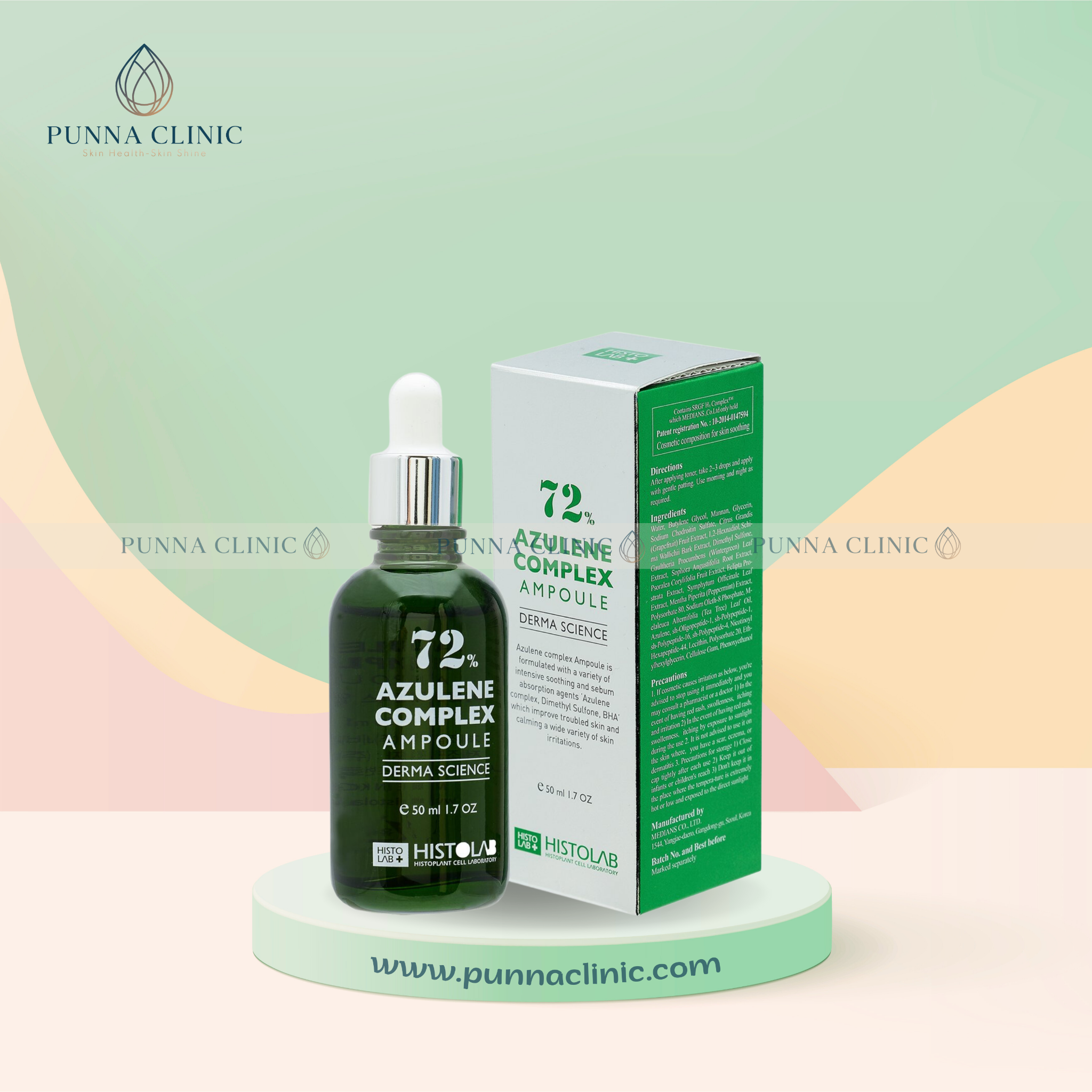 Serum Histolap Azulene Complex Ampoule 72 Punna Clinic