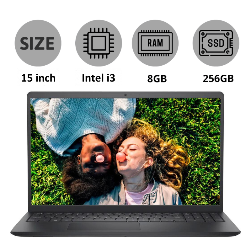  Laptop DELL Inspiron 15 3520 Core i3-1115G4 15.6 inch FHD - 8GB/256GB (Win11_D5N53_Black) 