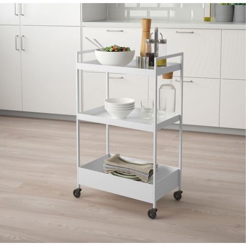  Kệ di động ba tầng bánh xe IKEA NISSAFORS chính hãng 