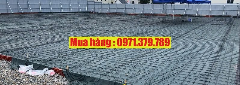 Nilon lót sàn màu đen đổ bê tông 2025 - Màng PE màu đen