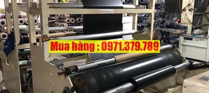 Nilon lót sàn màu đen đổ bê tông 2025 - Màng PE màu đen