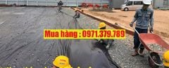 Nilon lót sàn màu đen đổ bê tông 2025 - Màng PE màu đen