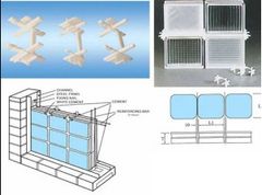 Ke định vị gạch kính - Ke gạch kính lấy sáng