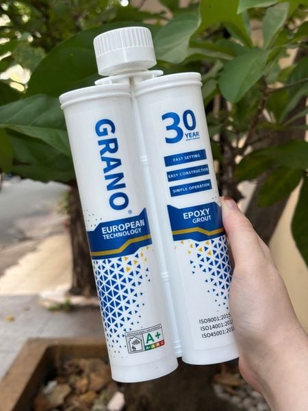 Keo chà ron Grano - Keo chít mạch Grano gốc epoxy 2 thành phần Giá rẻ
