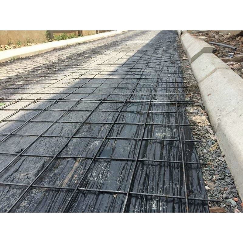 Nilon lót sàn đổ bê tông màu đen khổ 2mx400mx dày 1.4zem - Màng Pe lót sàn đổ bê tông