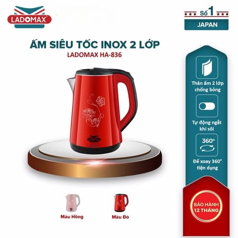 Ấm đun siêu tốc Ladomax HA-836