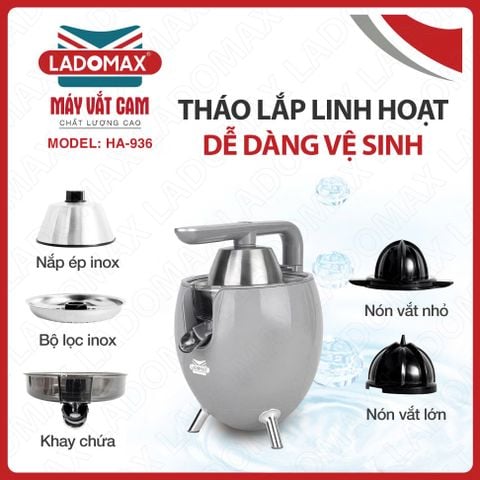 Máy vắt cam 1 đầu ép Ladomax HA-936