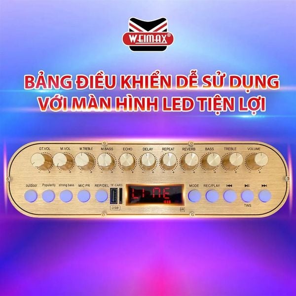 Loa Karaoke xách tay cao cấp Ladomax H-120 (Bass đơn 20cm)