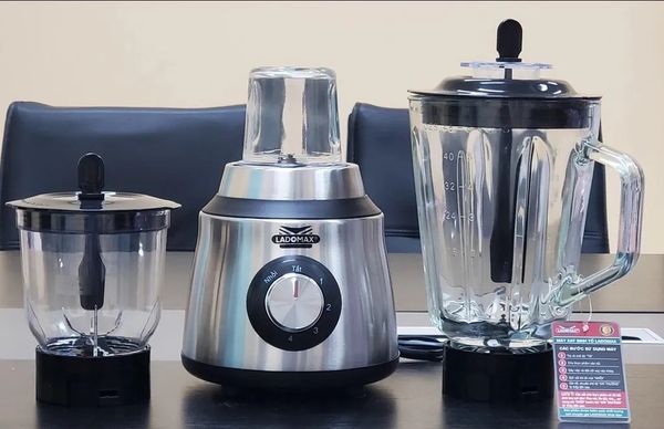 Máy xay sinh tố 3 cối Ladomax HA-9168-3