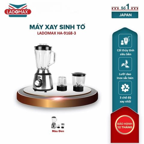 Máy xay sinh tố 3 cối Ladomax HA-9168-3