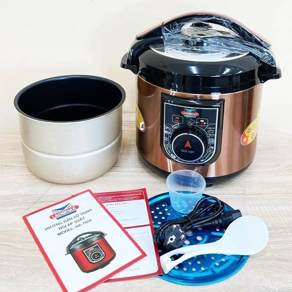 Nồi áp suất điện đa năng 6 Lít HA-7866 (lòng inox)