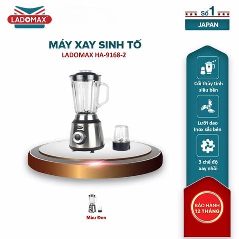 Máy xay sinh tố 2 cối Ladomax HA-9168-2