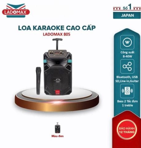 Loa kéo karaoke Ladomax 805