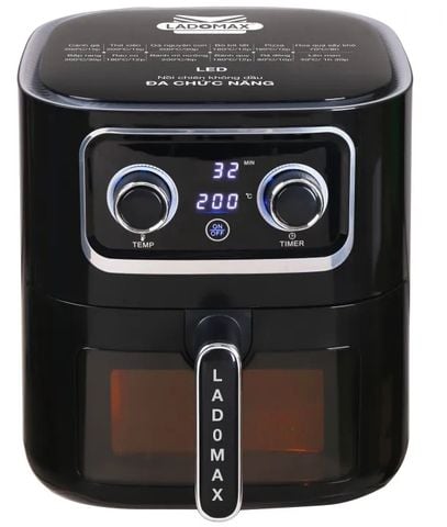 Nồi chiên không dầu Ladomax HA-5610 (10 Lít _Điện tử)