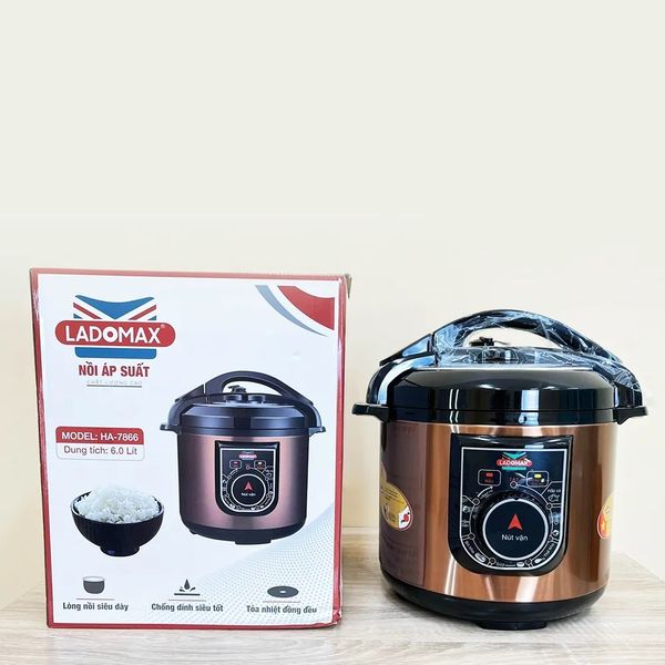 Nồi áp suất điện đa năng 6 Lít HA-7866 (lòng inox)
