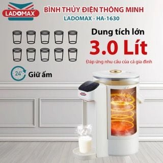 Bình Thủy Điện 3 Lít Ladomax HA-1630