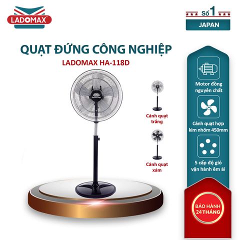 Quạt đứng công nghiệp Ladomax HA-118D