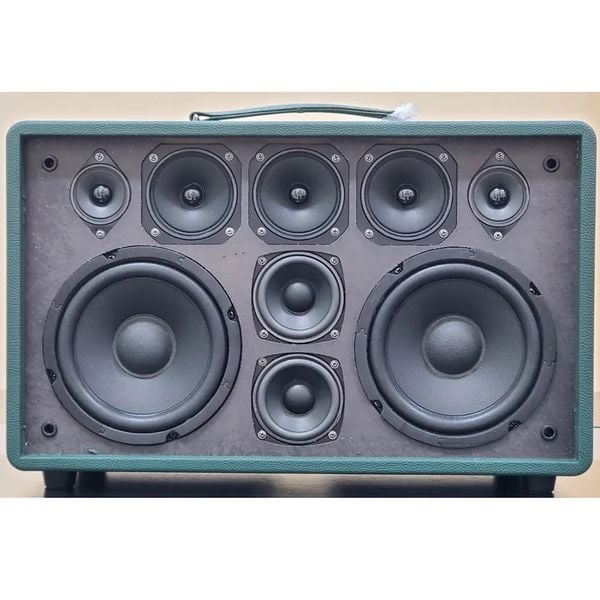 Loa Karaoke xách tay Cao Cấp Ladomax T-216 (Bass đôi 16.5cm)