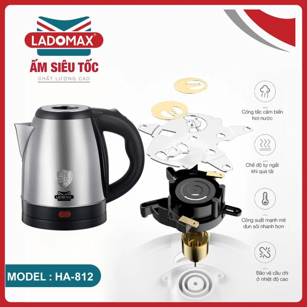 Ấm đun siêu tốc Ladomax HA-812