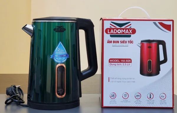Bình đun siêu tốc Ladomax HA-826
