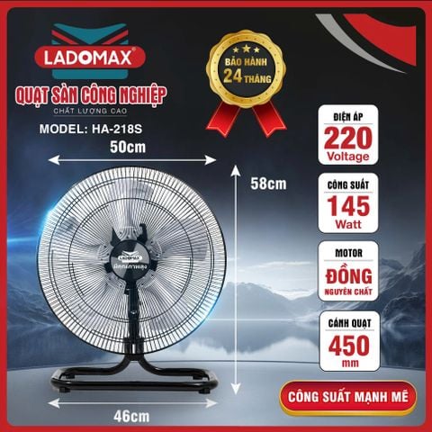 Quạt sàn công nghiệp Ladomax HA-218S