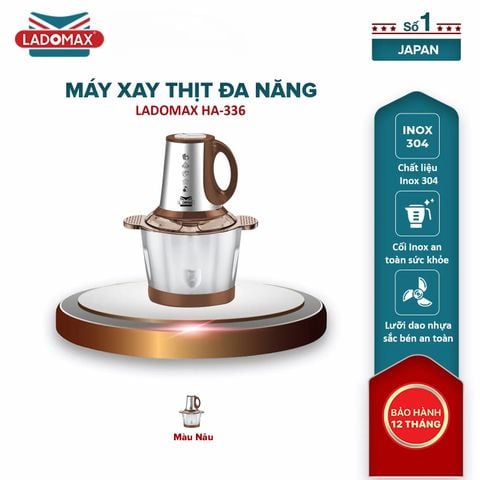 Máy xay thịt đa năng 3 Lít Ladomax HA-336INOX