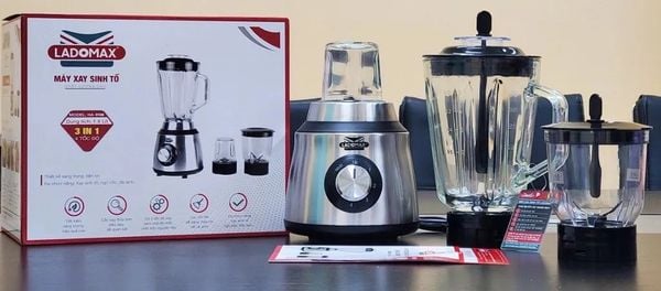 Máy xay sinh tố 3 cối Ladomax HA-9168-3