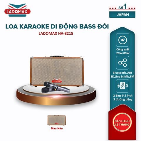 Loa Karaoke xách tay Cao Cấp HA-8215