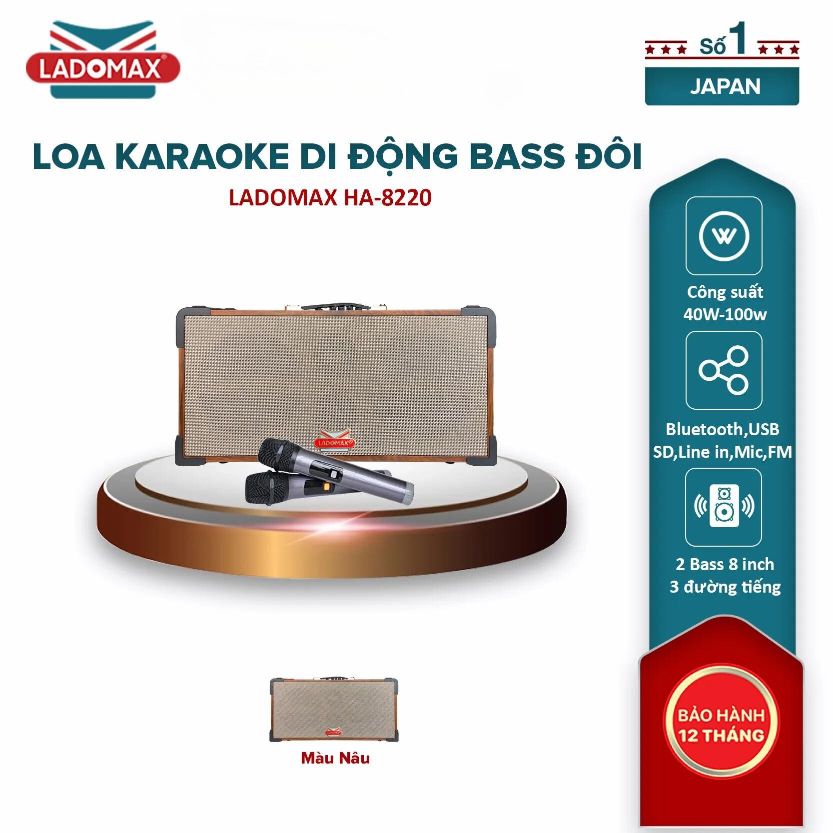 Loa Karaoke xách tay Cao Cấp HA-8220