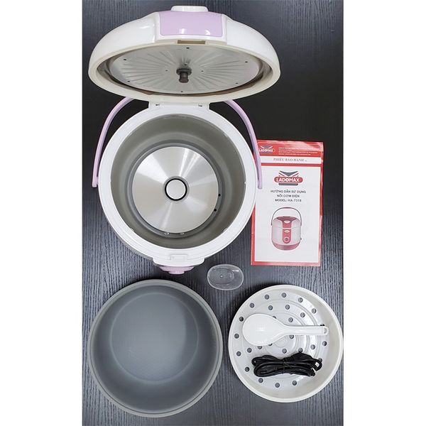 Nồi cơm điện nắp gài 1.8 Lít Ladomax HA-7318