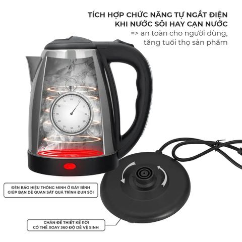 Bình đun siêu tốc Malanda LK-1318