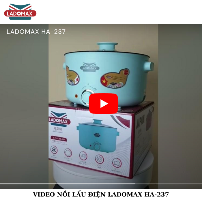 Nồi lẩu điện lòng liền Ladomax HA-237