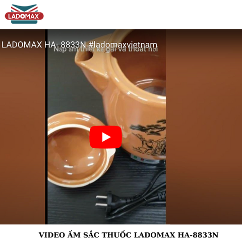 Ấm sắc thuốc Ladomax HA-8833N