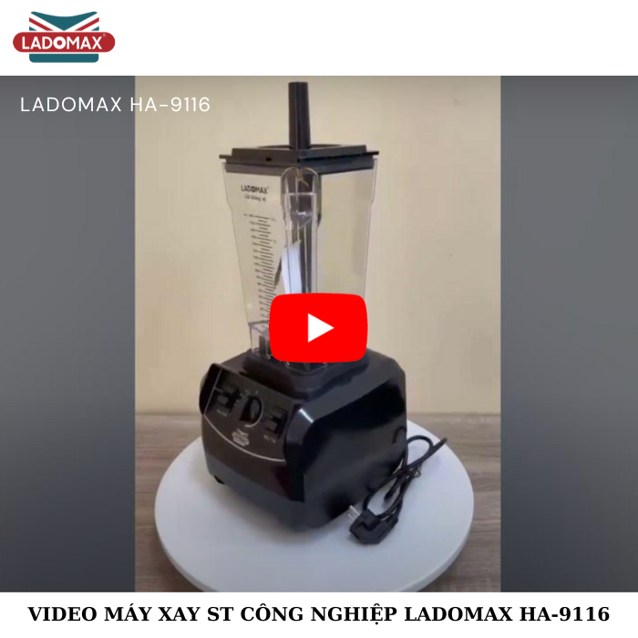 Máy xay sinh tố công nghiệp 2680W Ladomax HA-9116