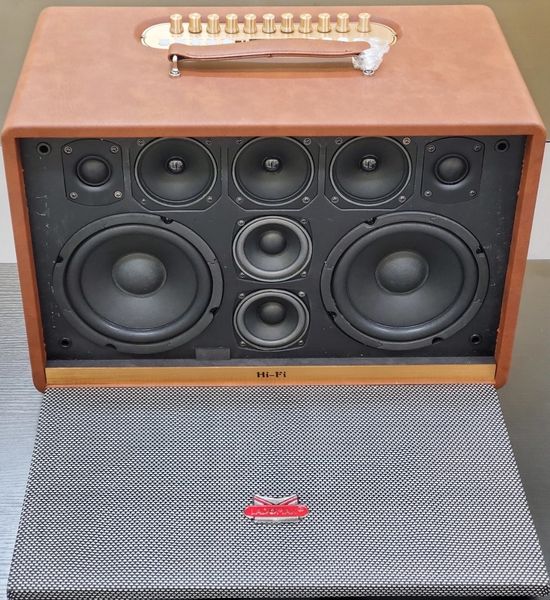 Loa Karaoke xách tay Cao Cấp Ladomax H-216 (Bass đôi 16.5cm)