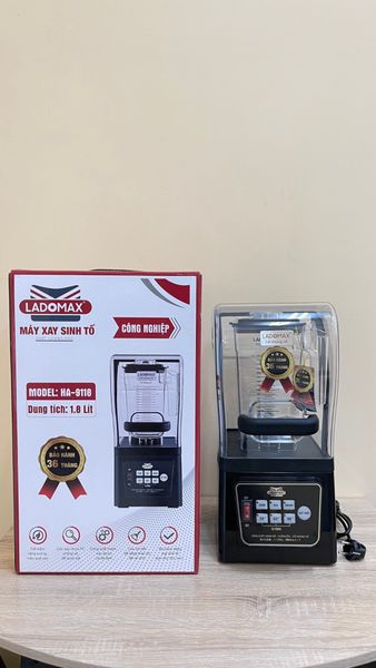 Máy xay sinh tố công nghiệp chống ồn Ladomax HA-9118