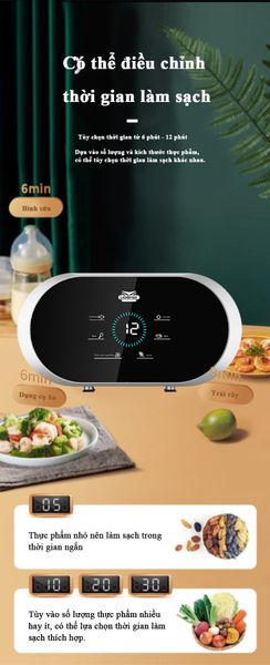 Máy làm sạch thưc phẩm Hyroxyl Ladomax HA-1616