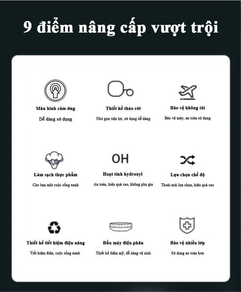 Máy làm sạch thưc phẩm Hyroxyl Ladomax HA-1616