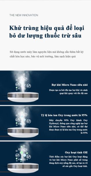 Máy làm sạch thưc phẩm Hyroxyl Ladomax HA-1616