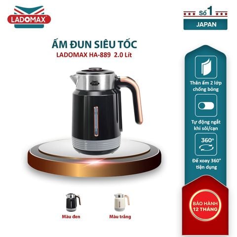 Ấm đun siêu tốc Ladomax HA-889