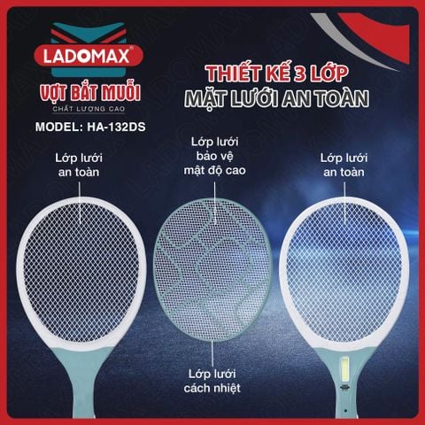 Vợt bắt muỗi Ladomax HA-132DS
