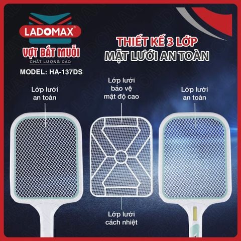 Vợt bắt muỗi Ladomax HA-137DS