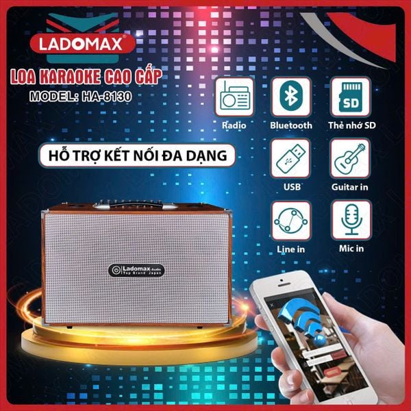 Loa Karaoke xách tay Cao Cấp HA-8130