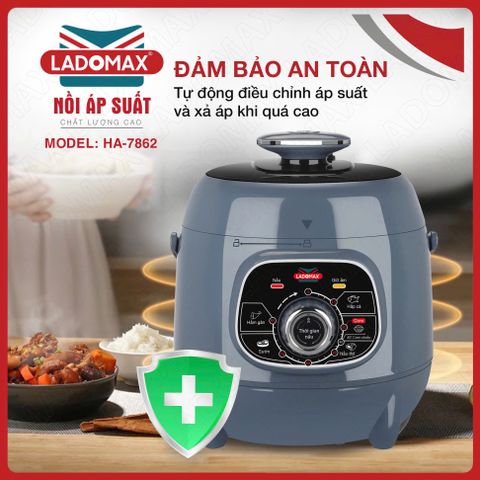 Nồi áp suất Ladomax HA-7862 2.8 Lít 600W