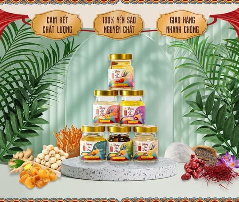  Combo 6 Hũ Yến Chưng Sẵn 