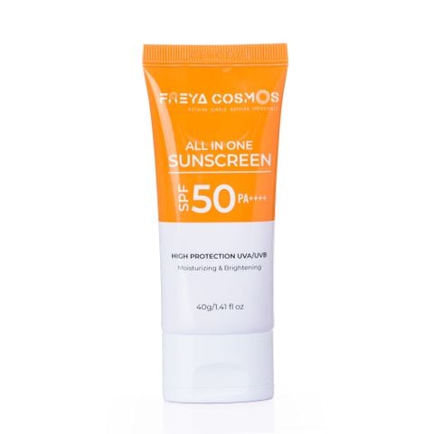  Kem Chống Nắng Nâng Tone, Kiềm Dầu, Dưỡng Da - Freya Cosmos All In One Sunscreen SPF50/PA++++ 