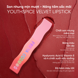  Son Kem Nhung, Mịn Mượt Chuẩn Màu Freya Cosmos YouthSpice Velvet Lipstick - 1.5gr 