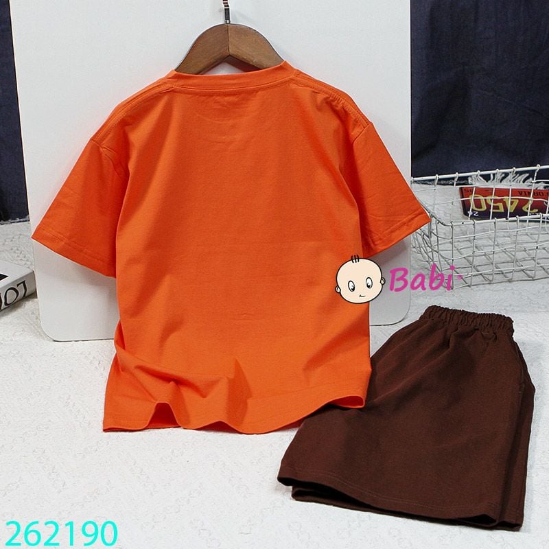  Bộ Thun Bé Trai Tay Ngắn Quần Ngắn Hình Bộ Trưởng Capy (23kg - 65kg) 